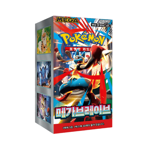 Pokemon Mega Brave Korean Booster Box (m1L) - EternaCards