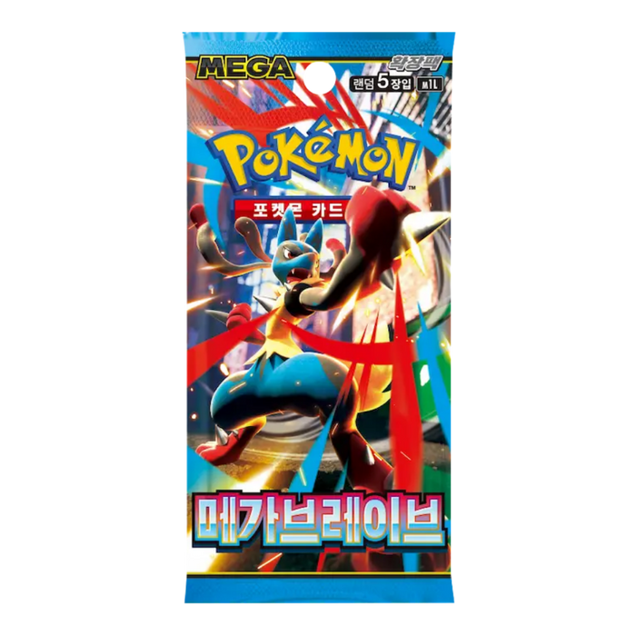 Pokemon Mega Brave Korean Booster Pack (M1L) - EternaCards