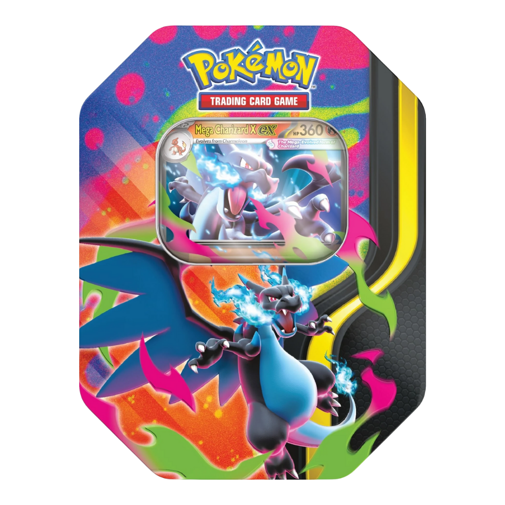 pokemon cards tin uk Pokemon Mega Charizard ex Tin — EternaCards