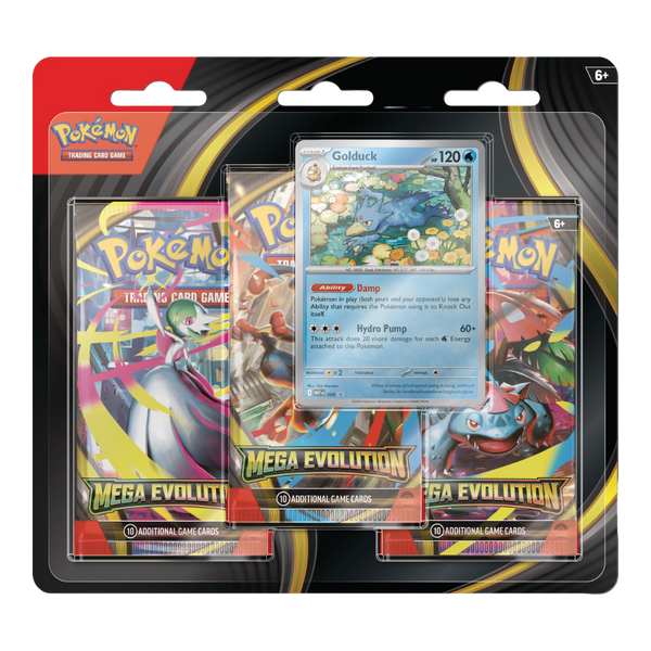Pokemon Mega Evolution 3 - Pack Blister (Golduck) - EternaCards