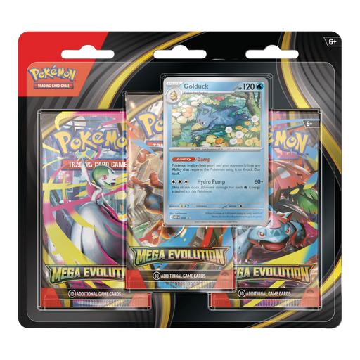Pokemon Mega Evolution 3 - Pack Blister (Golduck) - EternaCards