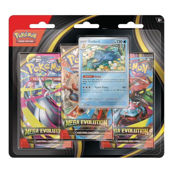 Pokemon Mega Evolution 3 - Pack Blister (Golduck) - EternaCards