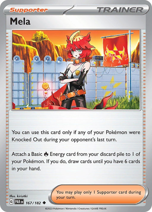 Pokemon Mela 167/182 SV04: Paradox Rift Reverse Holofoil - EternaCards