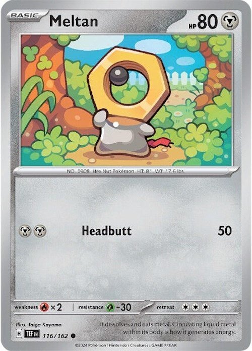 Pokemon Meltan - 116/162 116/162 SV05: Temporal Forces Normal - EternaCards