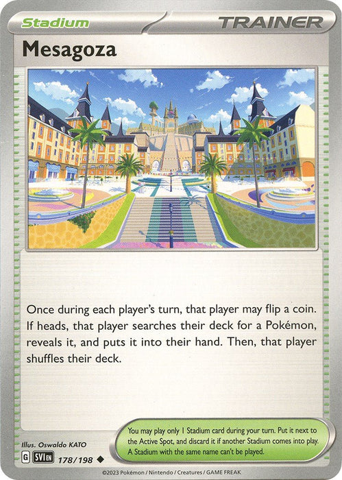 Pokemon Mesagoza - 178/198 178/198 SV01: Scarlet & Violet Base Set Reverse Holo - EternaCards