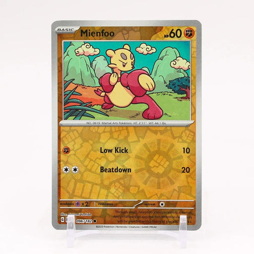 Pokemon Mienfoo 096/182 SV04: Paradox Rift Normal - Eterna Cards