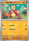 Pokemon Mienfoo 096/182 SV04: Paradox Rift Reverse Holofoil