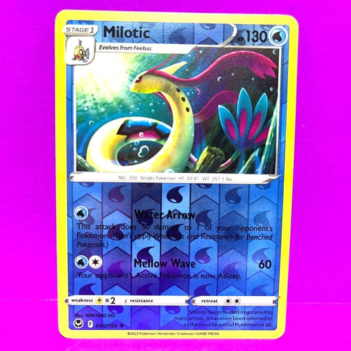 Pokemon Milotic 040/195 SWSH12: Silver Tempest Normal - Eterna Cards