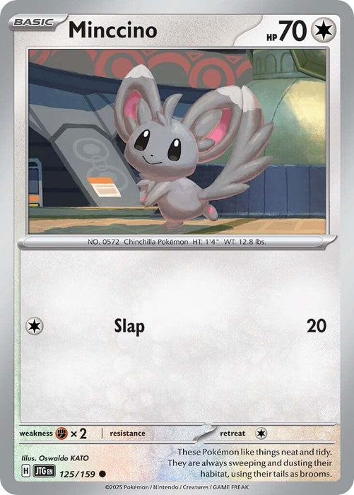 Pokemon Minccino 125/159 SV09: Journey Together Normal - Eterna Cards