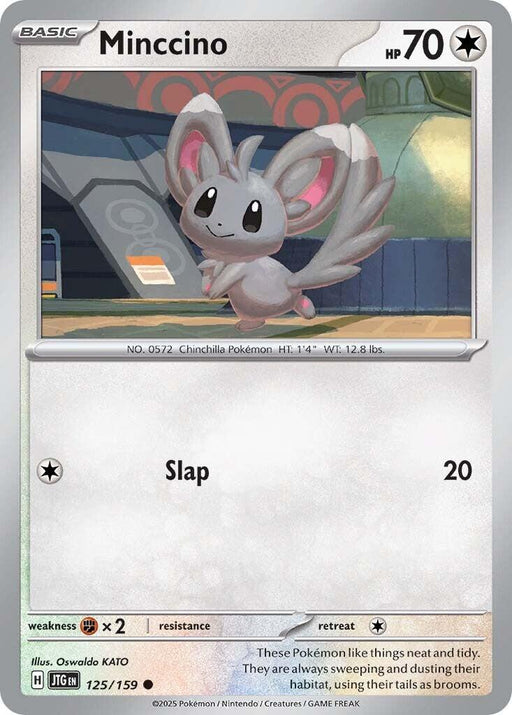 Pokemon Minccino 125/159 SV09: Journey Together Normal - Eterna Cards