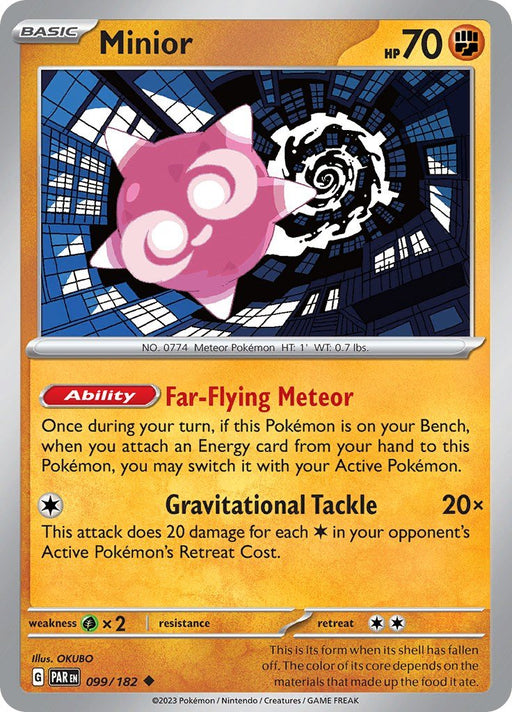 Pokemon Minior - 099/182 099/182 SV04: Paradox Rift Normal - EternaCards