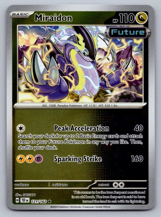Pokemon Miraidon 121/162 SV05: Temporal Forces Holo - Eterna Cards