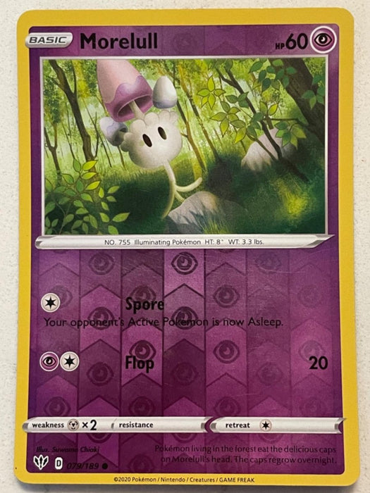 Pokemon Morelull 079/189 SWSH03: Darkness Ablaze Normal - Eterna Cards
