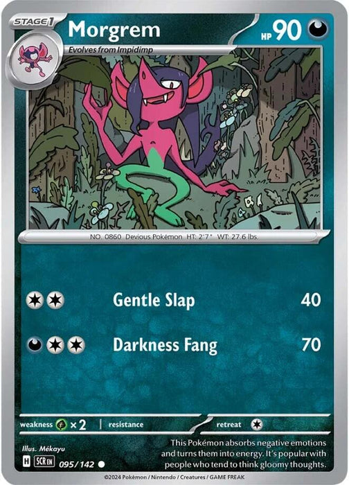 Pokemon Morgrem 095/142 SV07: Stellar Crown Normal - EternaCards