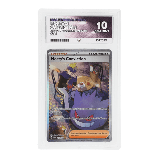 Pokemon Morty's Conviction 211/162 ACE 10 Gem Mint SIR Temporal Forces - Eterna Cards