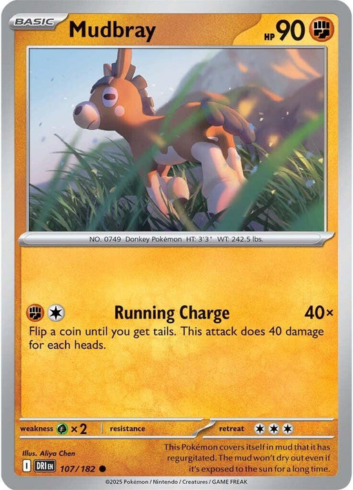 Pokemon Mudbray 107/182 SV10: Destined Rivals Normal - EternaCards