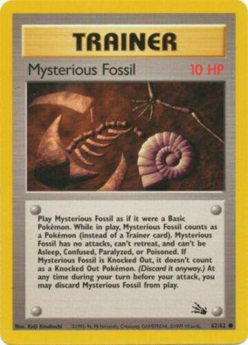 Pokemon Mysterious Fossil 62/62 Fossil Unlimited - Eterna Cards