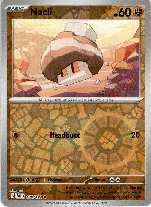 Pokemon Nacli - 120/193 SV02: Paldea Evolved Normal - Eterna Cards