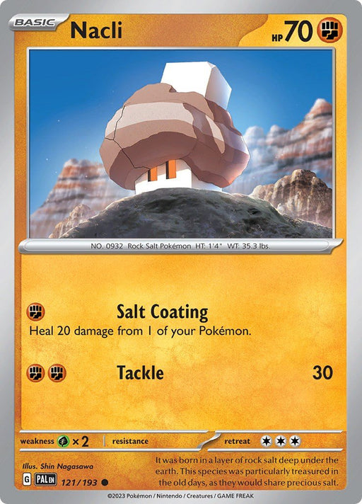 Pokemon Nacli - 121/193 121/193 SV02: Paldea Evolved Normal - EternaCards