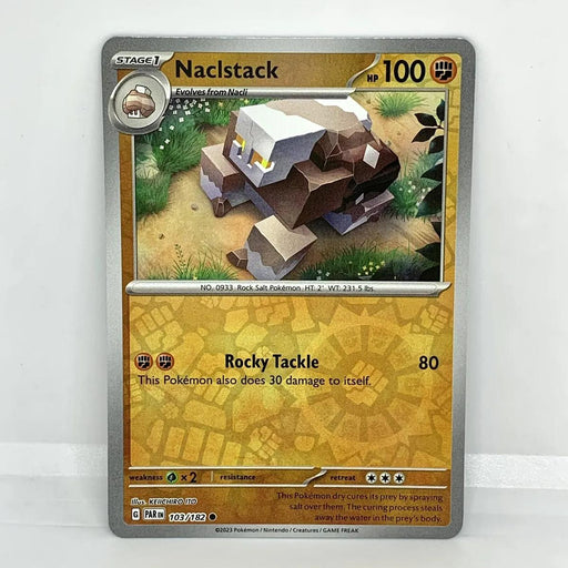 Pokemon Naclstack 103/182 SV04: Paradox Rift Normal - Eterna Cards