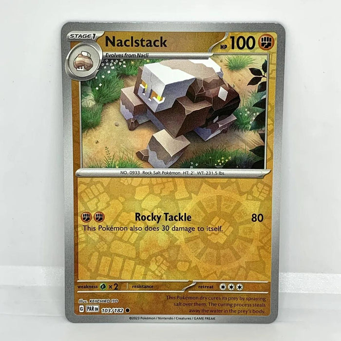 Pokemon Naclstack 103/182 SV04: Paradox Rift Normal - Eterna Cards