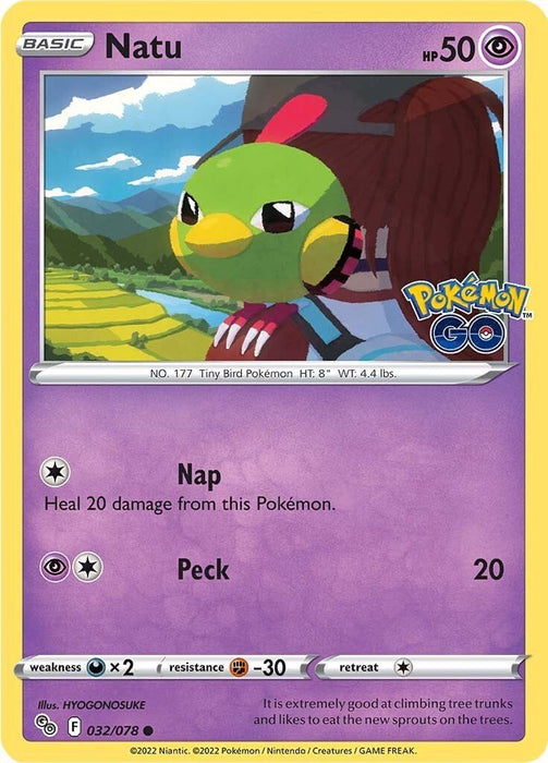 Pokemon Natu 032/078 Pokemon GO Normal - EternaCards