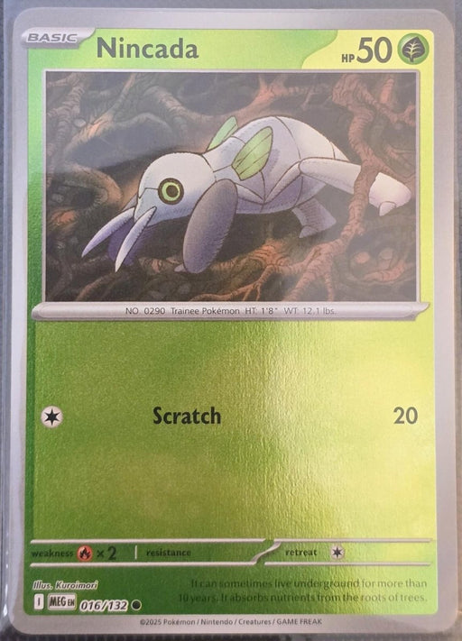 Pokemon Nincada 016/132 ME01: Mega Evolution Normal - Eterna Cards