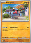 Pokemon Nosepass 101/167 SV06: Twilight Masquerade Reverse Holo