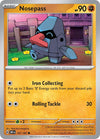 Pokemon Nosepass 107/197 SV03: Obsidian Flames Normal