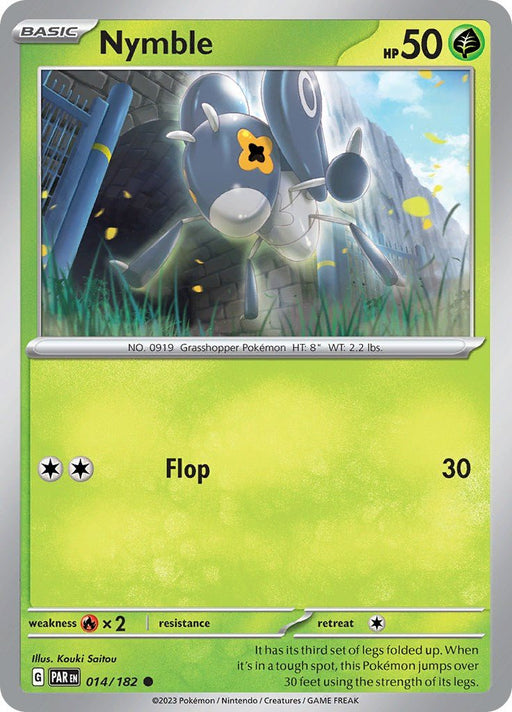 Pokemon Nymble - 014/182 014/182 SV04: Paradox Rift Reverse Holo - EternaCards