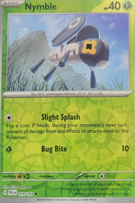 Pokemon Nymble - 019/193 SV02: Paldea Evolved Normal - Eterna Cards