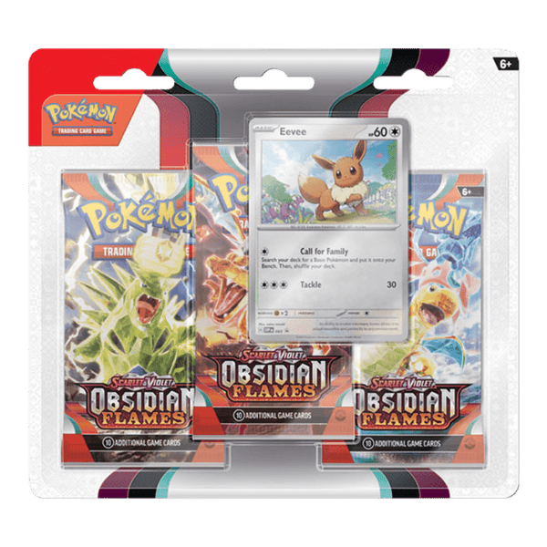Pokemon Obsidian Flames 3 - Pack Blister (Eevee) - EternaCards