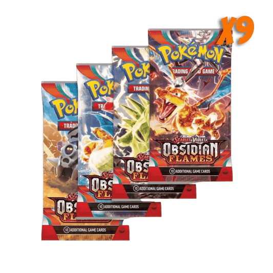 Pokemon Obsidian Flames Booster Pack Bundle (9 Packs) - EternaCards