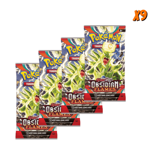 Pokemon Obsidian Flames Booster Pack Bundle (9 Packs) - EternaCards