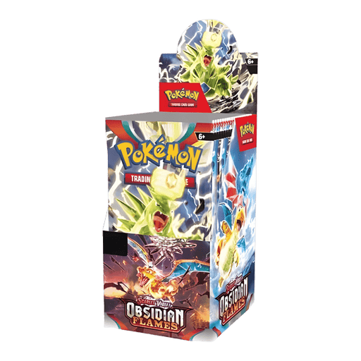 booster box pokemon obsidian flames Pokemon Obsidian Flames Half Booster Box (18 Packs) — EternaCards