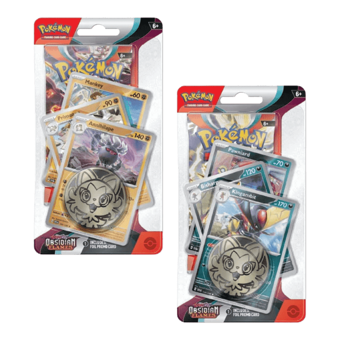 Pokemon Obsidian Flames Premium Checklane Blister (Annihilape/Kingambit) - EternaCards