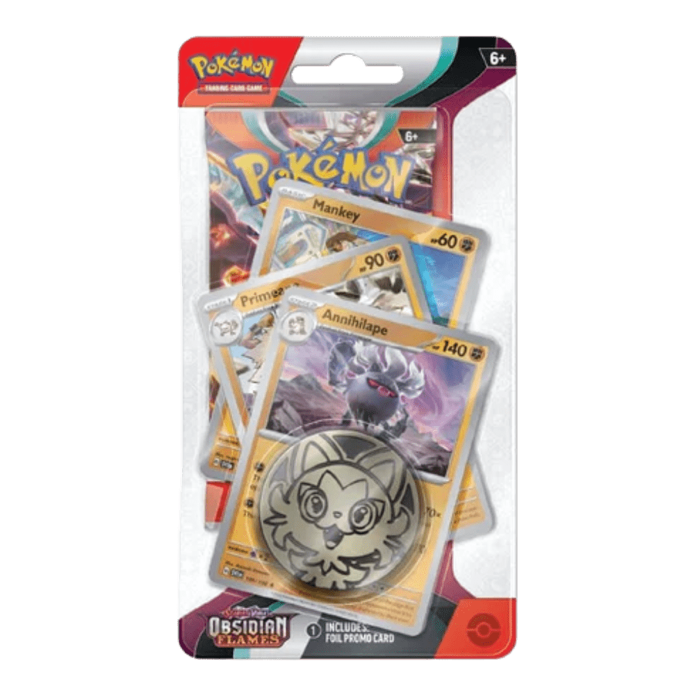 Pokemon Obsidian Flames Premium Checklane Blister (Annihilape/Kingambit) - EternaCards