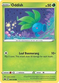 Pokemon Oddish 001/159 SWSH: Crown Zenith Normal - EternaCards