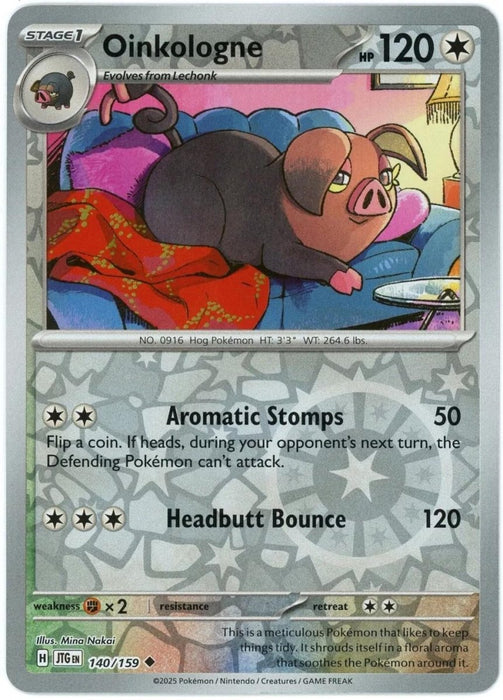 Pokemon Oinkologne 140/159 SV09: Journey Together Normal - Eterna Cards