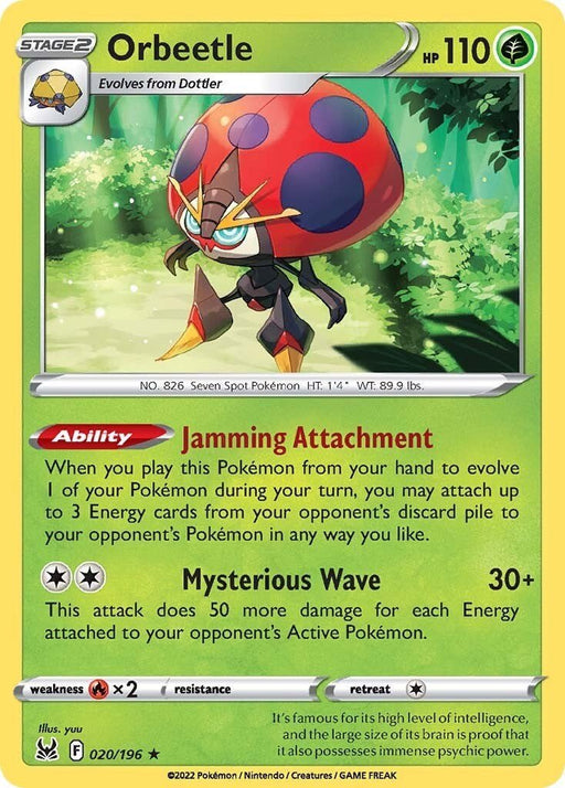 Pokemon Orbeetle 020/196 SWSH11: Lost Origin Holo - EternaCards