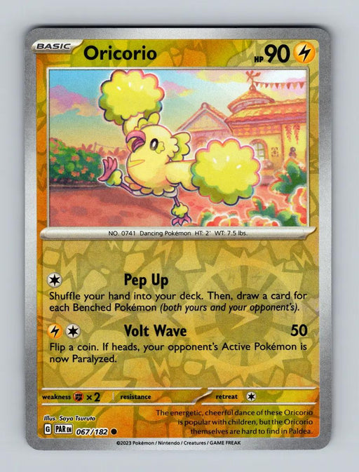 Pokemon Oricorio 067/182 SV04: Paradox Rift Normal - Eterna Cards