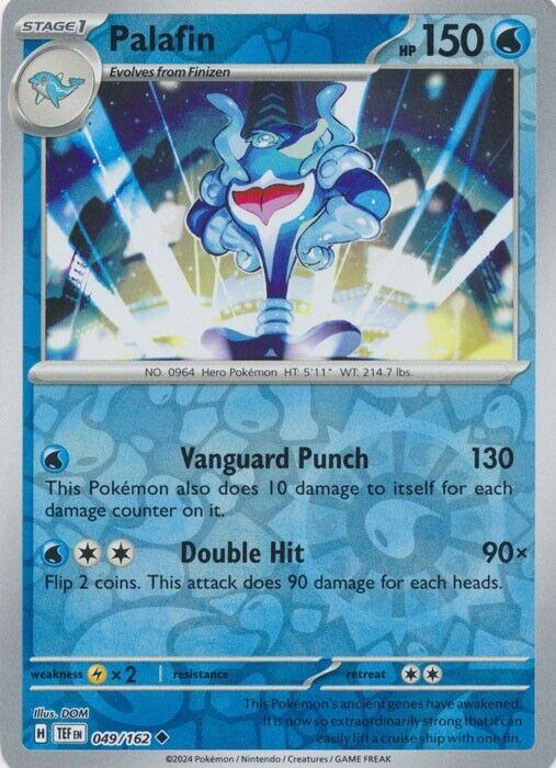 Pokemon Palafin 049/162 SV05: Temporal Forces Normal - Eterna Cards