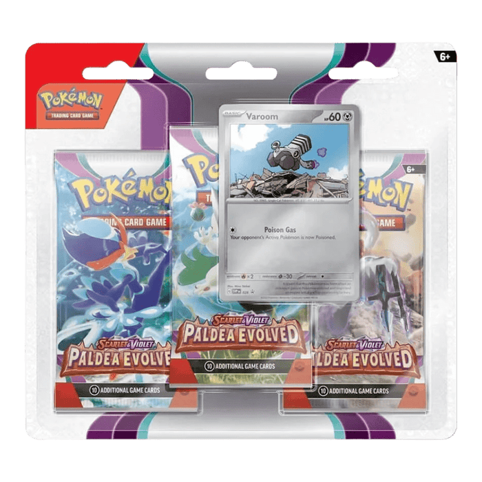 Pokemon Paldea Evolved 3 - Pack Blister (Varoom) - EternaCards