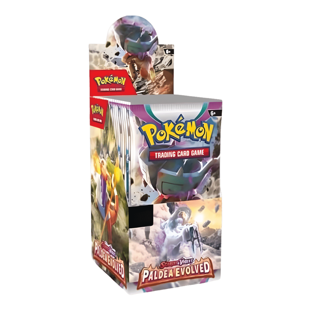 pokemon booster box paldea Pokemon Paldea Evolved Half Booster Box (18 Packs) — EternaCards