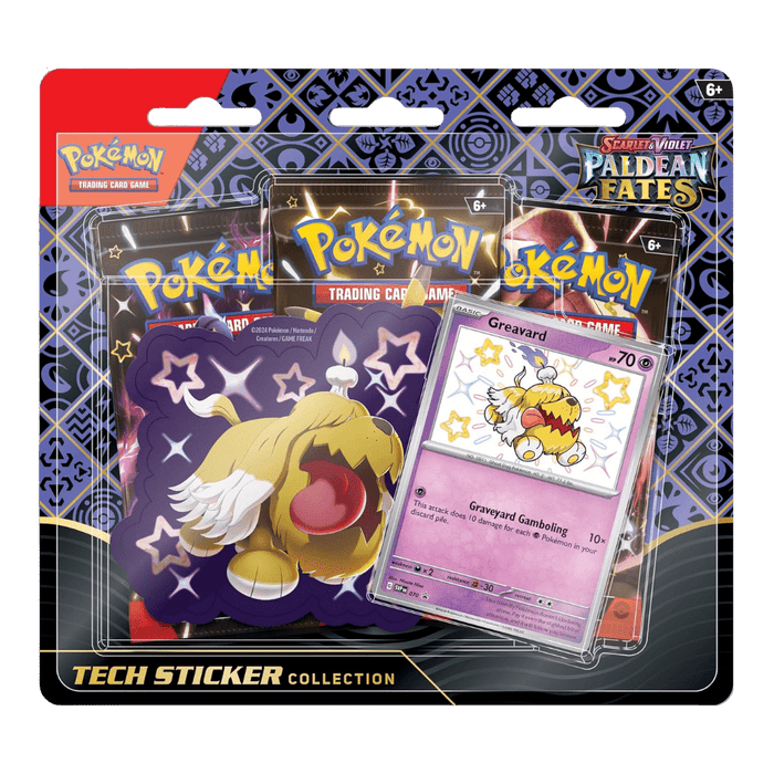Pokemon Paldean Fates Tech Sticker Collection - EternaCards