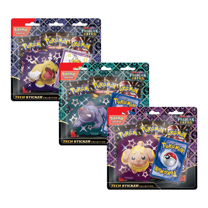 Pokemon Paldean Fates Tech Sticker Collection - EternaCards