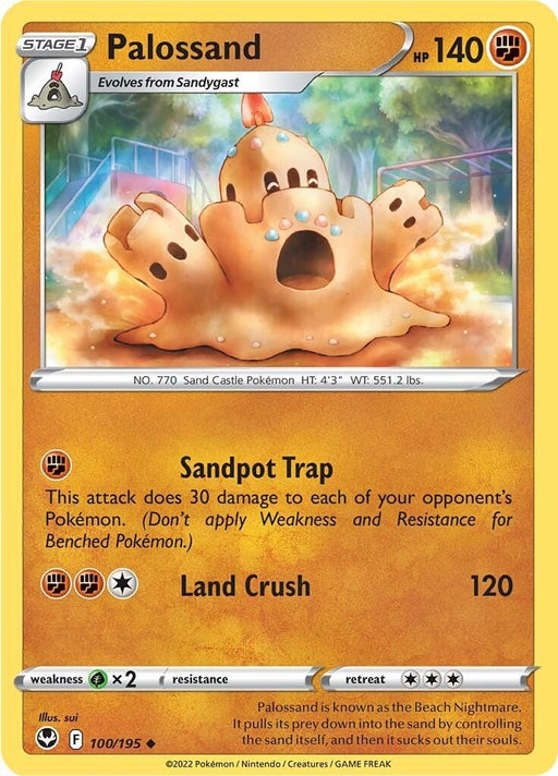 Pokemon Palossand 100/195 SWSH12: Silver Tempest Reverse Holo - EternaCards