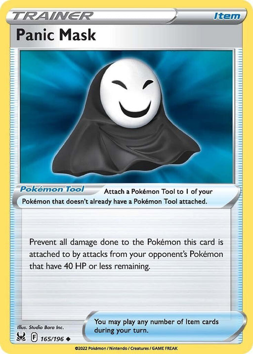 Pokemon Panic Mask 165/196 SWSH11: Lost Origin Reverse Holo - EternaCards