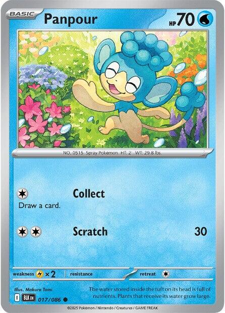 Pokemon Panpour 017/086 SV: Black Bolt Normal - EternaCards