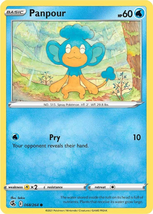 Pokemon Panpour 068/264 SWSH08: Fusion Strike Normal - EternaCards